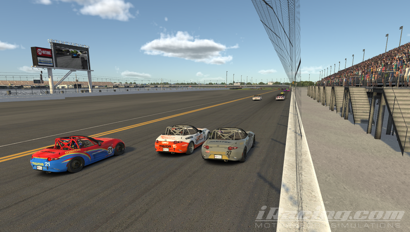 Racing was very exciting early on in the race. For some reason #27 wasn’t too happy being passed... hmm.